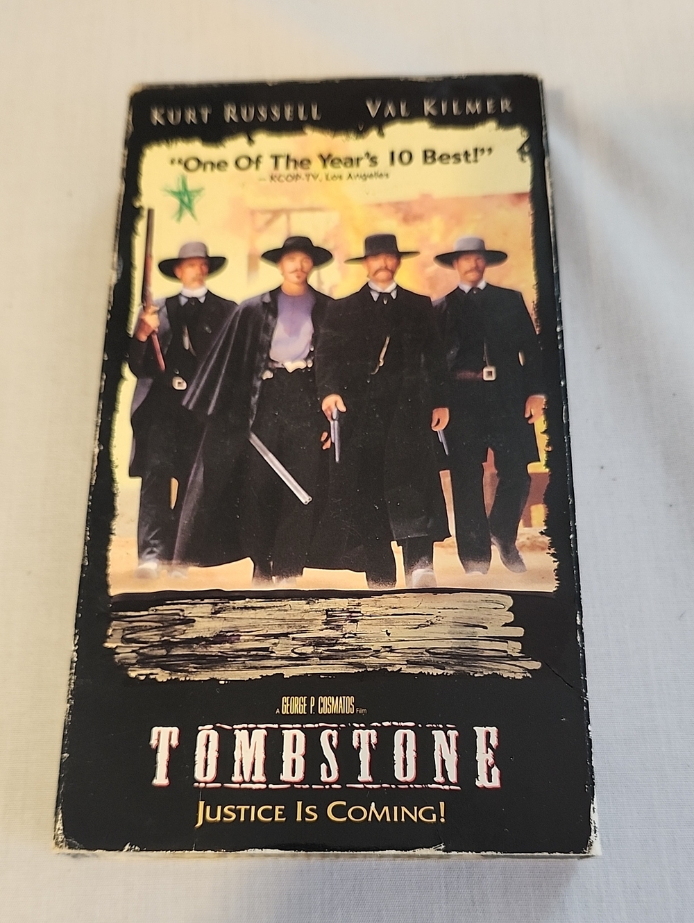 "Tombstone" Justice Is Coming! VHS Starring Kurt Russell and Val Kilmer